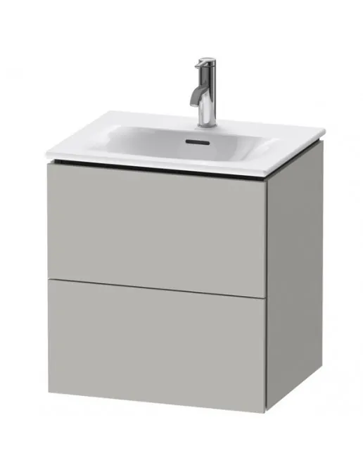 Duravit L-Cube Waschtischunterbau, 2 Auszüge, B: 520 mm, Betongrau