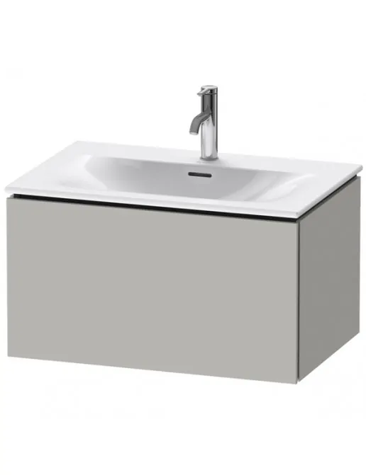 Duravit L-Cube Waschtischunterbau, 1 Auszug, B: 720 mm, Betongrau