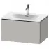 Duravit L-Cube Waschtischunterbau, 1 Auszug, B: 720 mm, Betongrau