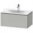 Duravit L-Cube Waschtischunterbau, 1 Auszug, B: 820 mm, Betongrau