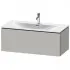 Duravit L-Cube Waschtischunterbau, 1 Auszug, B: 1020 mm, Betongrau