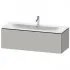 Duravit L-Cube Waschtischunterbau, 1 Auszug, B: 1220 mm, Betongrau