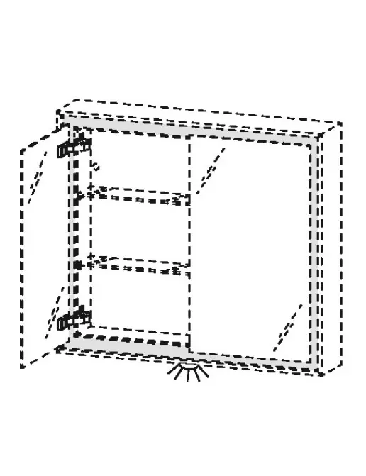 Duravit L-Cube LED-Waschtischplatzbeleuchtung