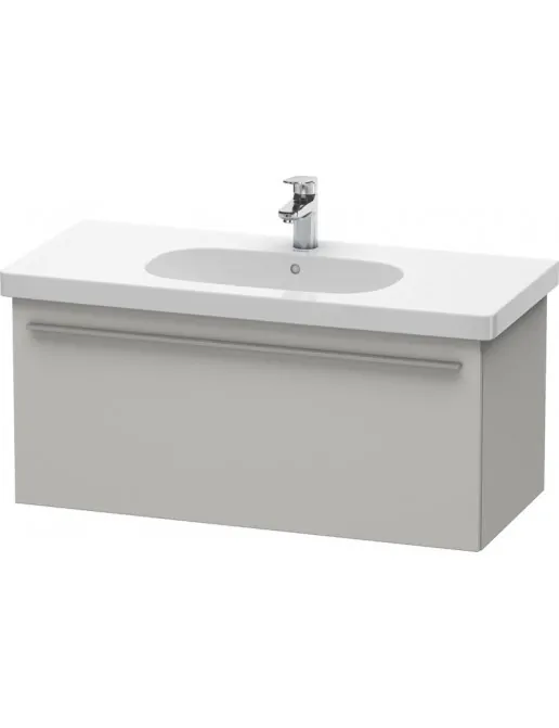 Duravit X-Large Waschtischunterbau, 1 Auszug, B: 1000 mm, Betongrau