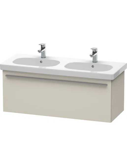 Duravit X-Large Waschtischunterbau, 1 Auszug, B: 1150 mm, Taupe matt