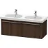 Duravit X-Large Waschtischunterbau, 1 Auszug, B: 1150 mm, Kastanie dunkel