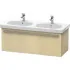 Duravit X-Large Waschtischunterbau, 1 Auszug, B: 1150 mm, Mediterrane Eiche