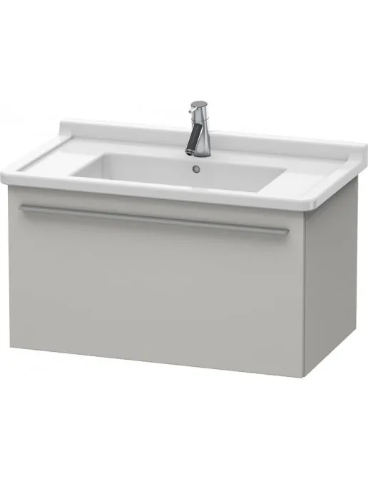 Duravit X-Large Waschtischunterbau, 1 Auszug, B: 800 mm, Betongrau