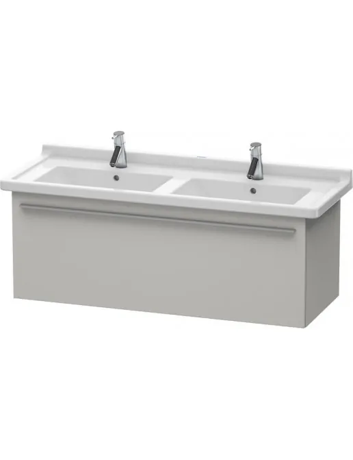 Duravit X-Large Waschtischunterbau, 1 Auszug, B: 1200 mm, Betongrau