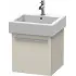 Duravit X-Large Waschtischunterbau 1 Auszug, B: 450 mm, Taupe matt