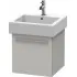 Duravit X-Large Waschtischunterbau 1 Auszug, B: 450 mm, Betongrau