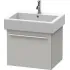 Duravit X-Large Waschtischunterbau 1 Auszug, B: 550 mm, Betongrau