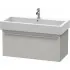 Duravit X-Large Waschtischunterbau 1 Auszug, B: 750 mm, Betongrau