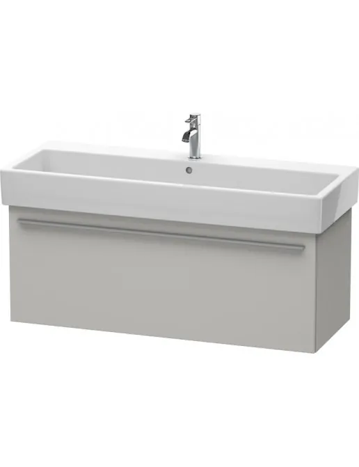 Duravit X-Large Waschtischunterbau 1 Auszug, B: 1150 mm, Betongrau