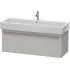 Duravit X-Large Waschtischunterbau 1 Auszug, B: 1150 mm, Betongrau