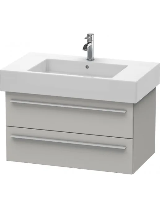 Duravit X-Large Waschtischunterbau mit 2 Auszügen, B: 800 mm, Betongrau matt