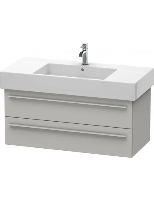 Duravit X-Large Waschtischunterbau mit 2 Auszügen, B: 1000 mm, Betongrau