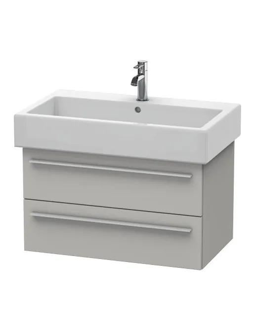 Duravit X-Large Waschtischunterbau mit 2 Auszügen, B: 750 mm, Betongrau Matt