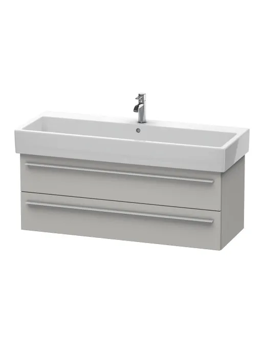 Duravit X-Large Waschtischunterbau mit 2 Auszügen, B: 1150 mm, Betongrau Matt