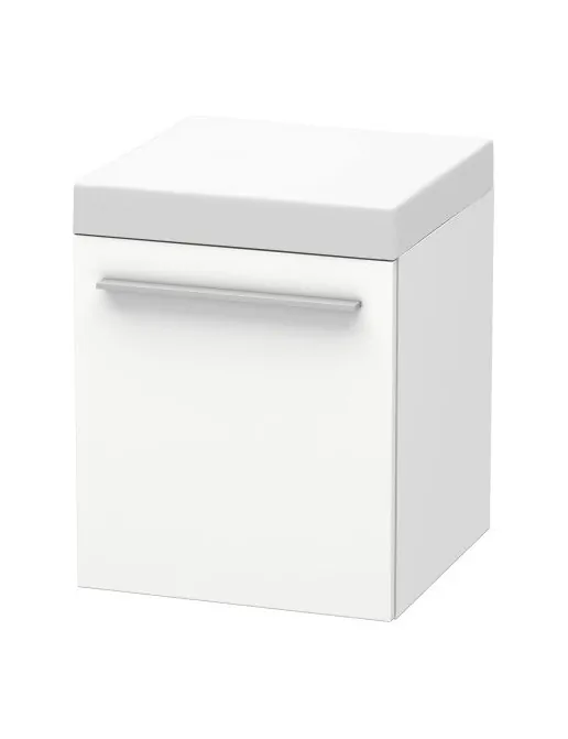 Duravit X-Large Rollcontainer 1 Ablage, B: 400 mm, Weiss Matt