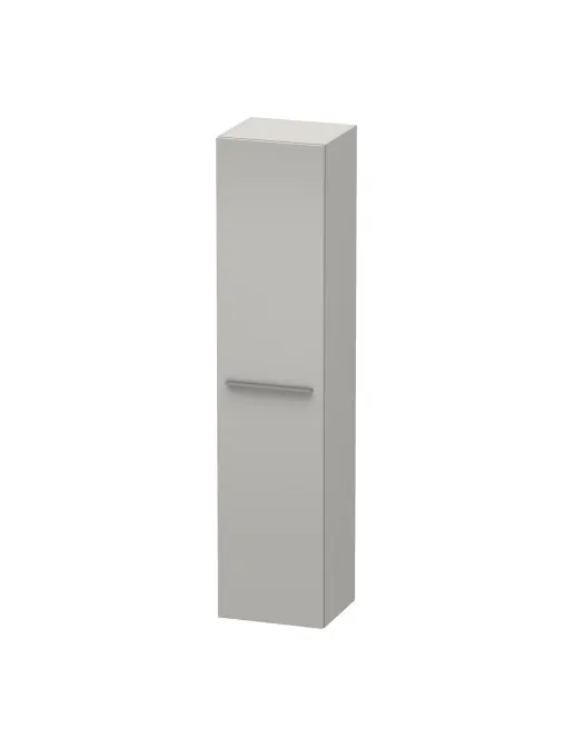 Duravit X-Large Hochschrank, 1 Tür und 5 Glasfachböden, B: 400 mm, Betongrau Matt