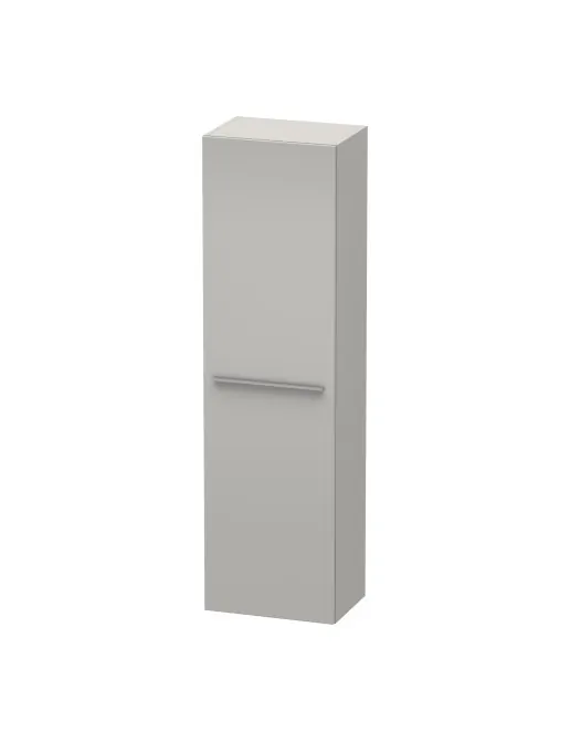 Duravit X-Large Hochschrank, 1 Tür und 5 Glasfachböden, B: 500 mm, Betongrau Matt