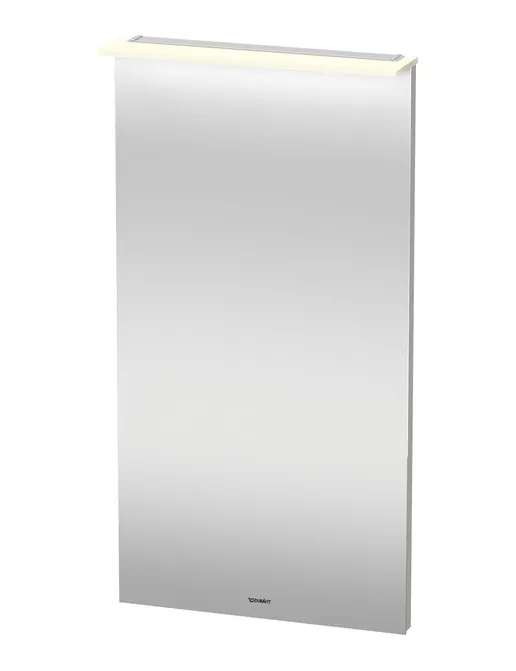 Duravit X-Large Spiegel mit LED Beleuchtung, ohne Spiegelheizung, Breite: 450 mm, Betongrau