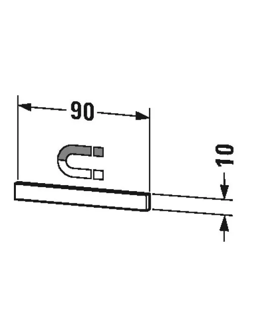 Magnetleiste, edelstahl