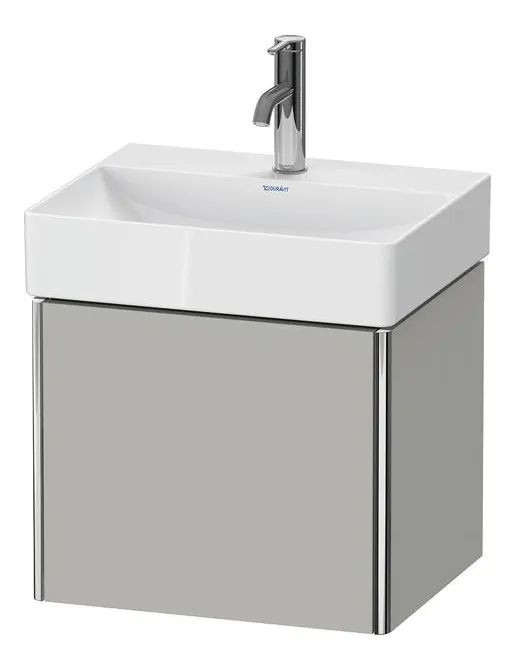 Duravit XSquare Waschtischunterbau Compact, mit 1 Auszug, B: 484 mm, Betongrau Matt