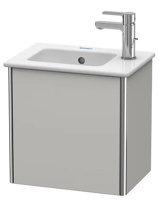 Duravit XSquare Waschtischunterbau, mit 1 Tür, B: 410 mm, Betongrau Matt