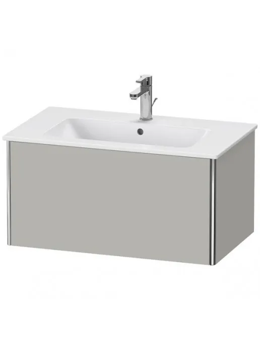 Duravit XSquare Waschtischunterbau, 1 Auszug, B: 810 mm, Betongrau Matt