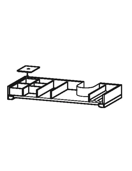 Duravit Zusatzmodul Einrichtungssystem für Waschtischunterbau XS4075, Links/Rechts, B: 810 mm