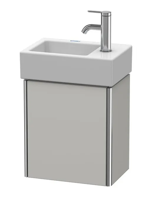 Duravit XSquare Waschtischunterbau mit 1 Tür, B: 364 mm, Betongrau Matt