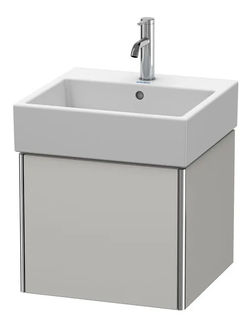 Duravit XSquare Waschtischunterbau mit 1 Auszug, B: 484 mm, Betongrau Matt