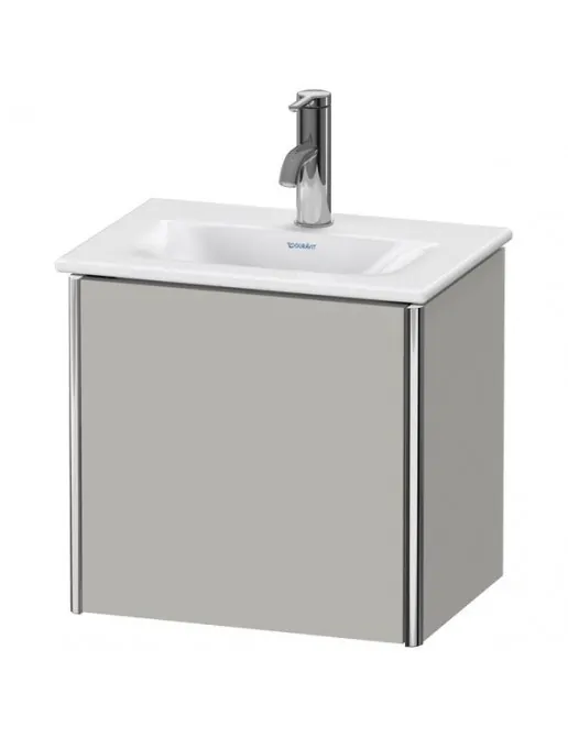 Duravit XSquare Waschtischunterbau, mit 1 Tür, B: 430 mm, Betongrau Matt