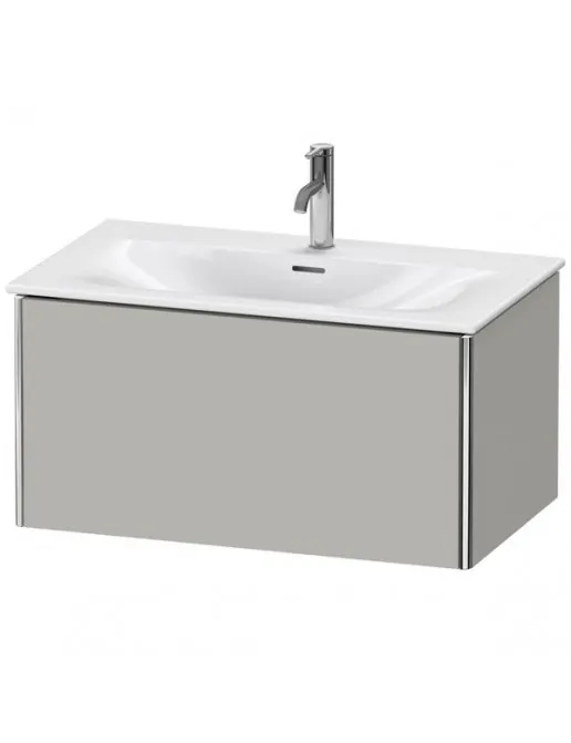 Duravit XSquare Waschtischunterbau, mit 1 Auszug, B: 810 mm, Betongrau Matt