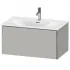 Duravit XSquare Waschtischunterbau, mit 1 Auszug, B: 810 mm, Betongrau Matt