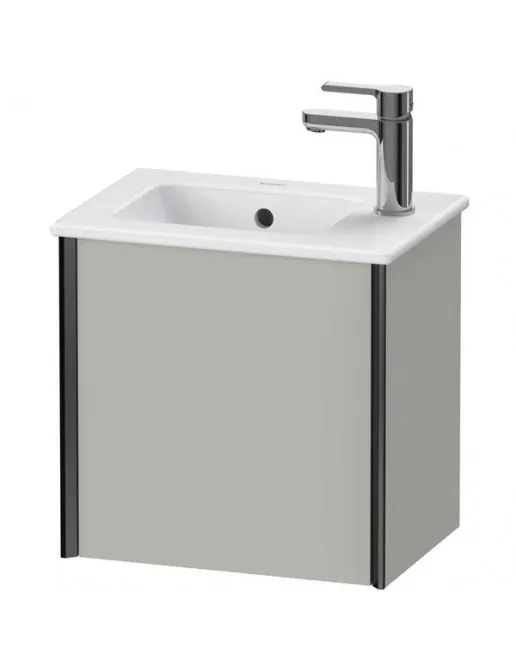 Duravit XViu Waschtischunterbau mit 1 Tür, Links/Rechts, B: 410 mm, Betongrau Matt