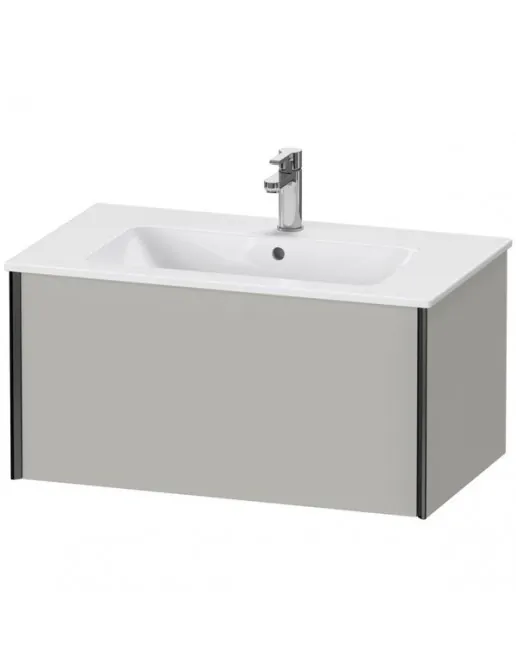 Duravit XViu Waschtischunterbau mit 1 Auszug, B: 810 mm, Betongrau Matt