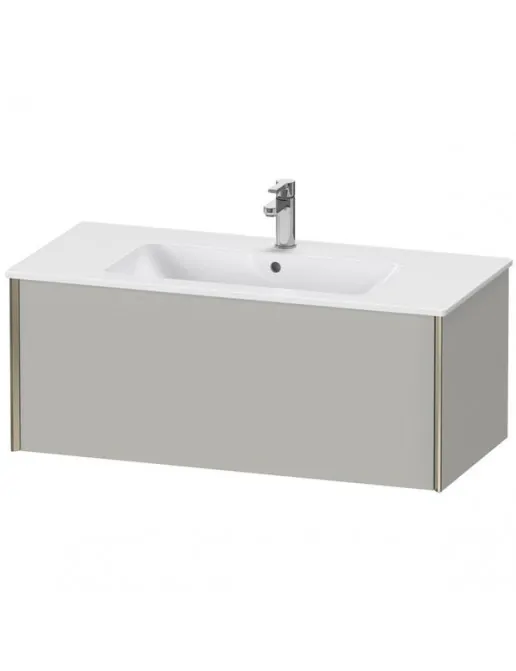 Duravit XViu Waschtischunterbau mit 1 Auszug, B: 1010 mm, Betongrau Matt