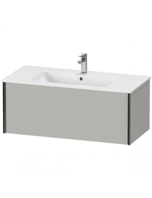 Duravit XViu Waschtischunterbau mit 1 Auszug, B: 1010 mm, Betongrau Matt