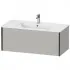 Duravit XViu Waschtischunterbau mit 1 Auszug, B: 1010 mm, Betongrau Matt