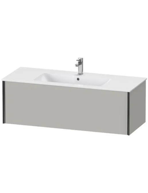 Duravit XViu Waschtischunterbau mit 1 Auszug, B: 1210 mm, Betongrau Matt