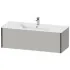 Duravit XViu Waschtischunterbau mit 1 Auszug, B: 1210 mm, Betongrau Matt