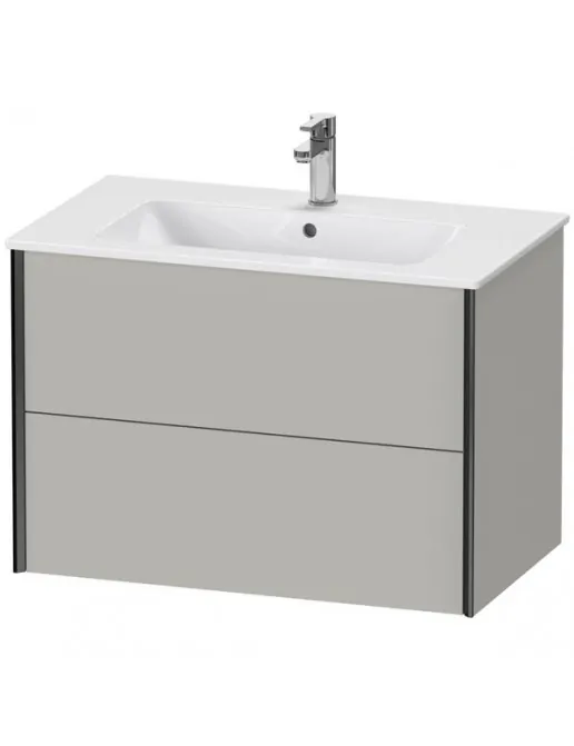 Duravit XViu Waschtischunterbau mit 2 Auszüge, B: 810 mm, Betongrau Matt