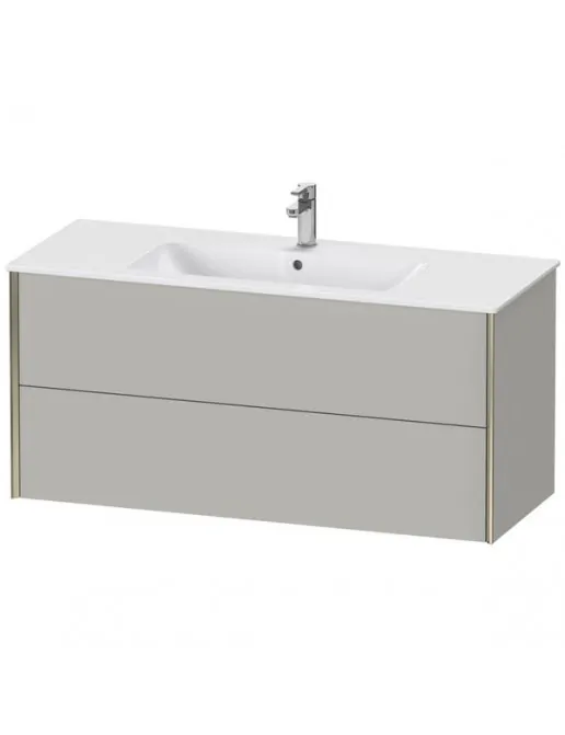 Duravit XViu Waschtischunterbau mit 2 Auszüge, B: 1210 mm, Betongrau Matt