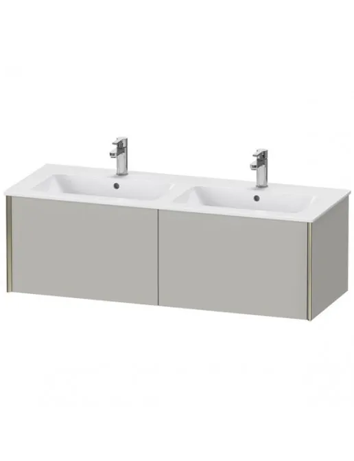 Duravit XViu Waschtischunterbau mit 2 Auszüge, B: 1280 mm, Betongrau Matt