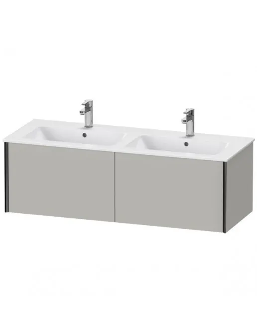 Duravit XViu Waschtischunterbau mit 2 Auszüge, B: 1280 mm, Betongrau Matt