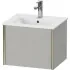 Duravit XViu Waschtischunterbau Compact, mit 1 Auszug, B: 510 mm, Betongrau Matt