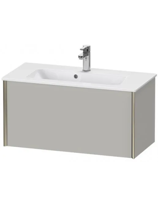 Duravit XViu Waschtischunterbau Compact, mit 1 Auszug, B: 810 mm, Betongrau Matt